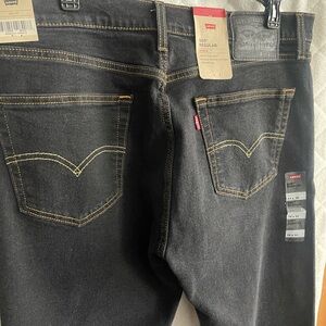 Levi's Men's NEW Dark Straight Jeans 505 34x32